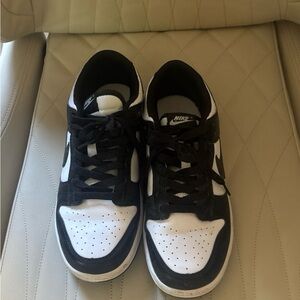 Nike Black and White Dunk Sneakers Classic Style